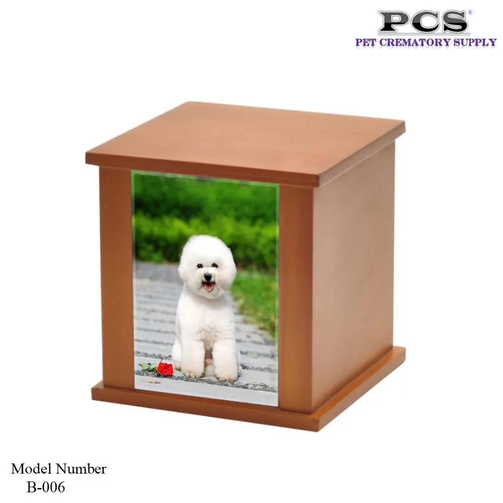 Костной золы деревянная коробка урна