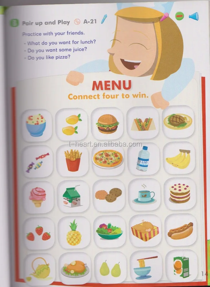 Enjoying student learning english conversation audio Big Jump books