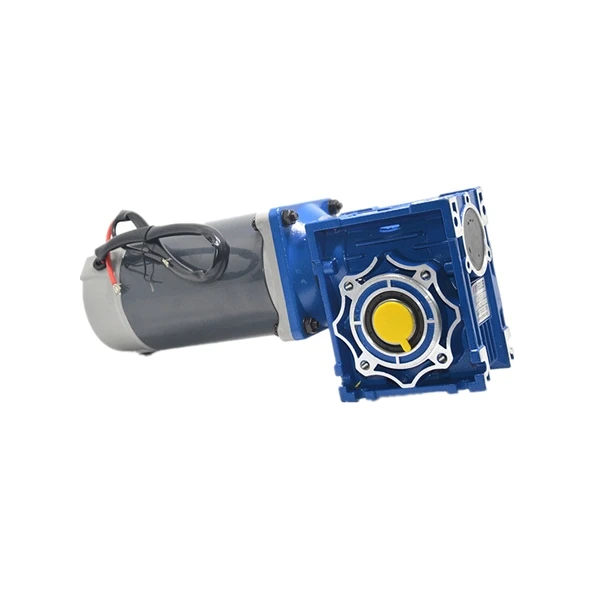 NMRV30 High Torque Small Gear Box NMRV50 Worm Speed Reducer with 12V/24V DC Motor