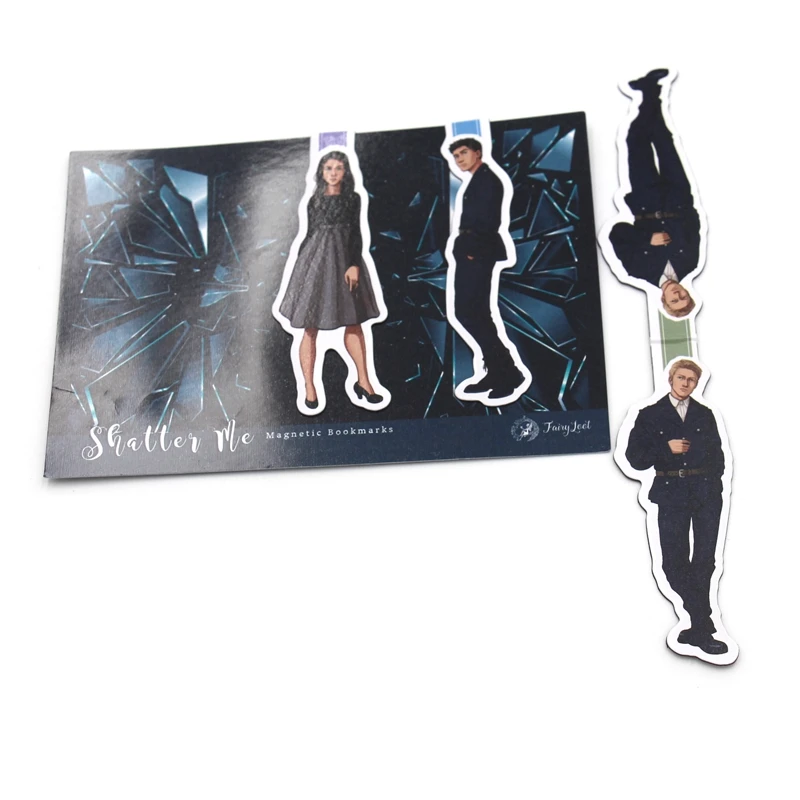 Manufacturer supply custom magnetic bookmark special shape bookmark set