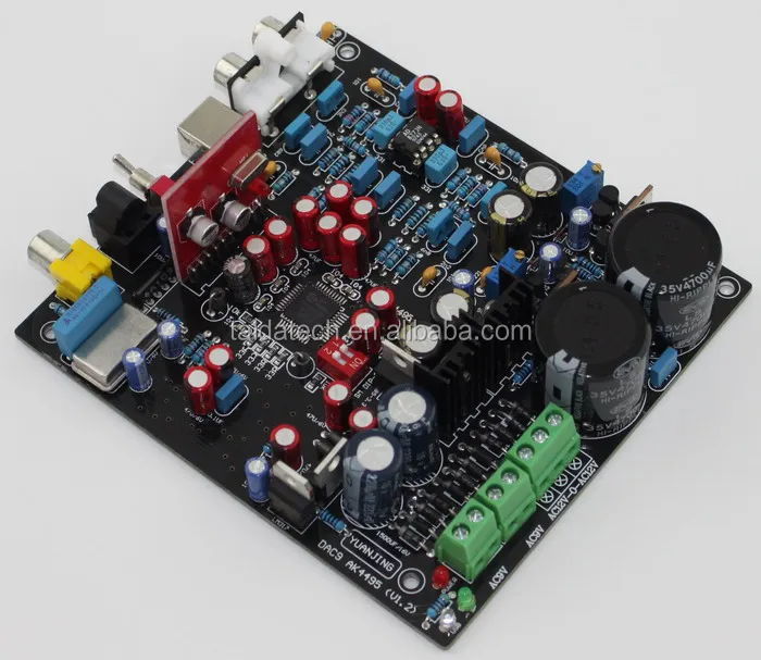 Декодер Taidacent AK4495SEQ WM8805 PCM2706 USB декодер с ЦАП коаксиальный USB-декодер USB-плата