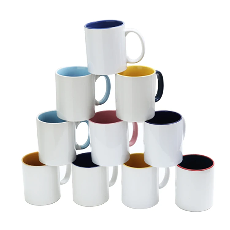 Wholesale promotion Grade AB two tone sublimation mug for printing
