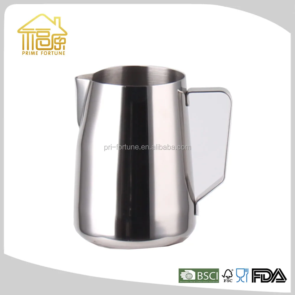 Stainless Steel Milk Pot/Milk Boiling Pot/Milk Coffee Latte Frothing Garland Cup