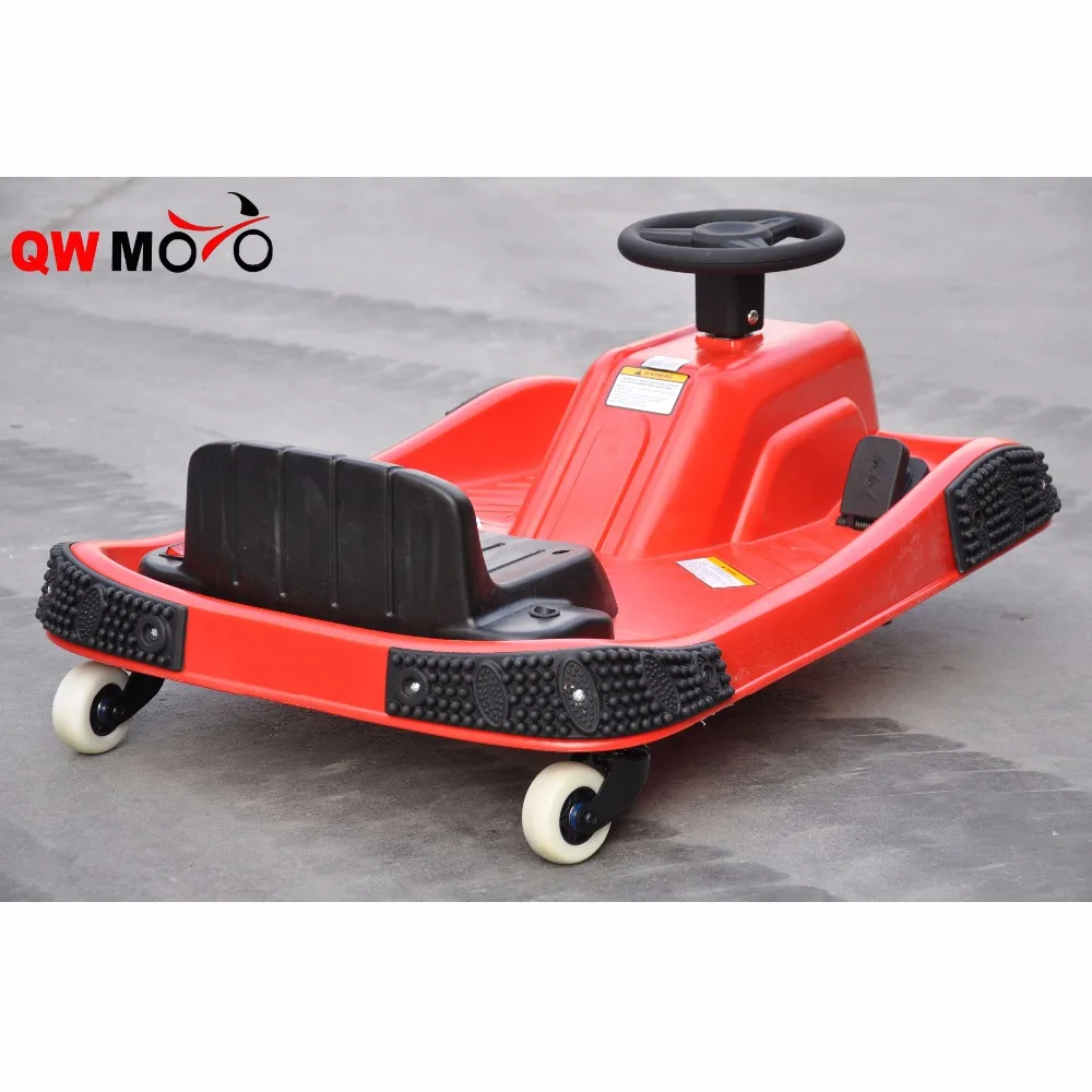 QWMOTO CE 100W Crazy Kart Electric Drift Bumper Cars for kids