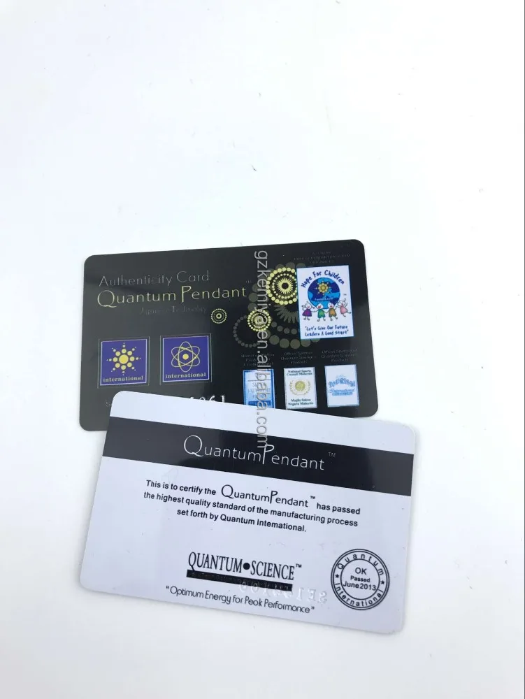 Bio nano energy card, nano technology health card,energy saver card