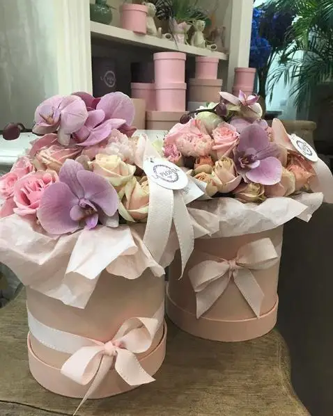 Different design flower packaging box