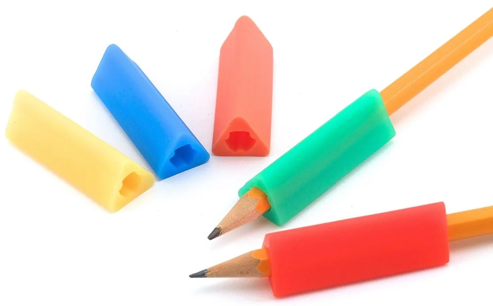Silicone Pencil Holder Pen Writing Aid Grip Posture Correction Tool New