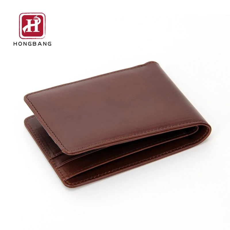 Hong Bang leather factory wallets leather men rfid blocking