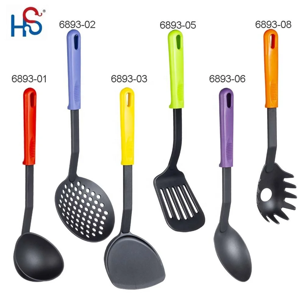 Home Kitchen Appliance Nylon Cooking Utensils Set Nonstick Cookware Set Names Of Kitchen Utensils