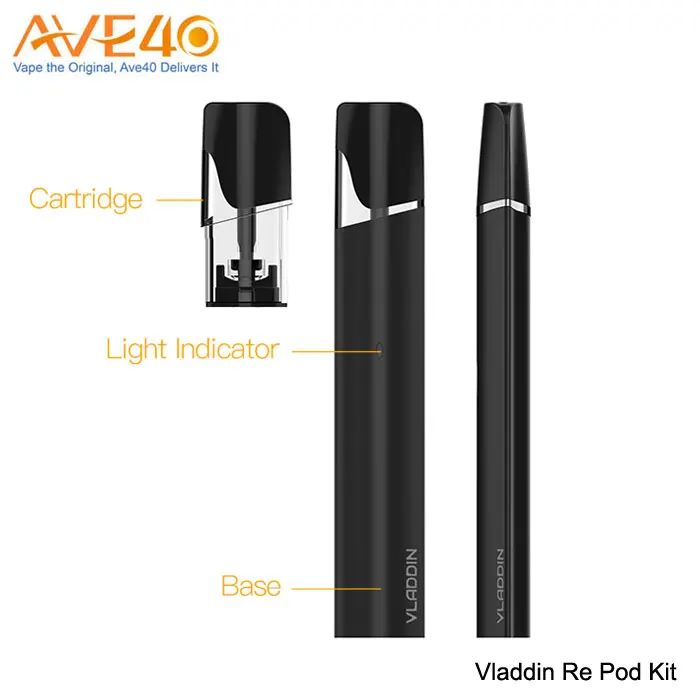 Лучшая система капсул 1,5 мл Vladdin Re Pod Kit 350mAh батарея eCigs