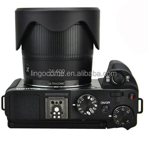 lens hood & Ring Replaces for Canon LH-DC100 FA-DC67B G3X SX60 SX50 SX40 SX530 G3 X