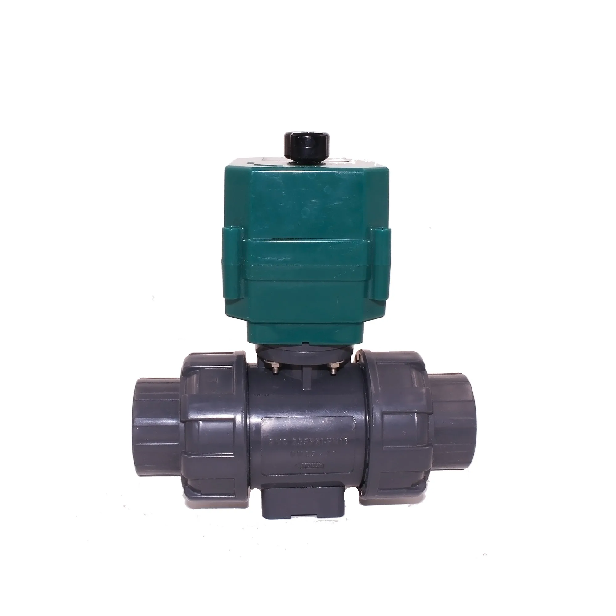 110v motorized valve with signal feedback 12v 24v 220v CTF-001 10NM UPVC DN40 BSP NPT motorized ball valve