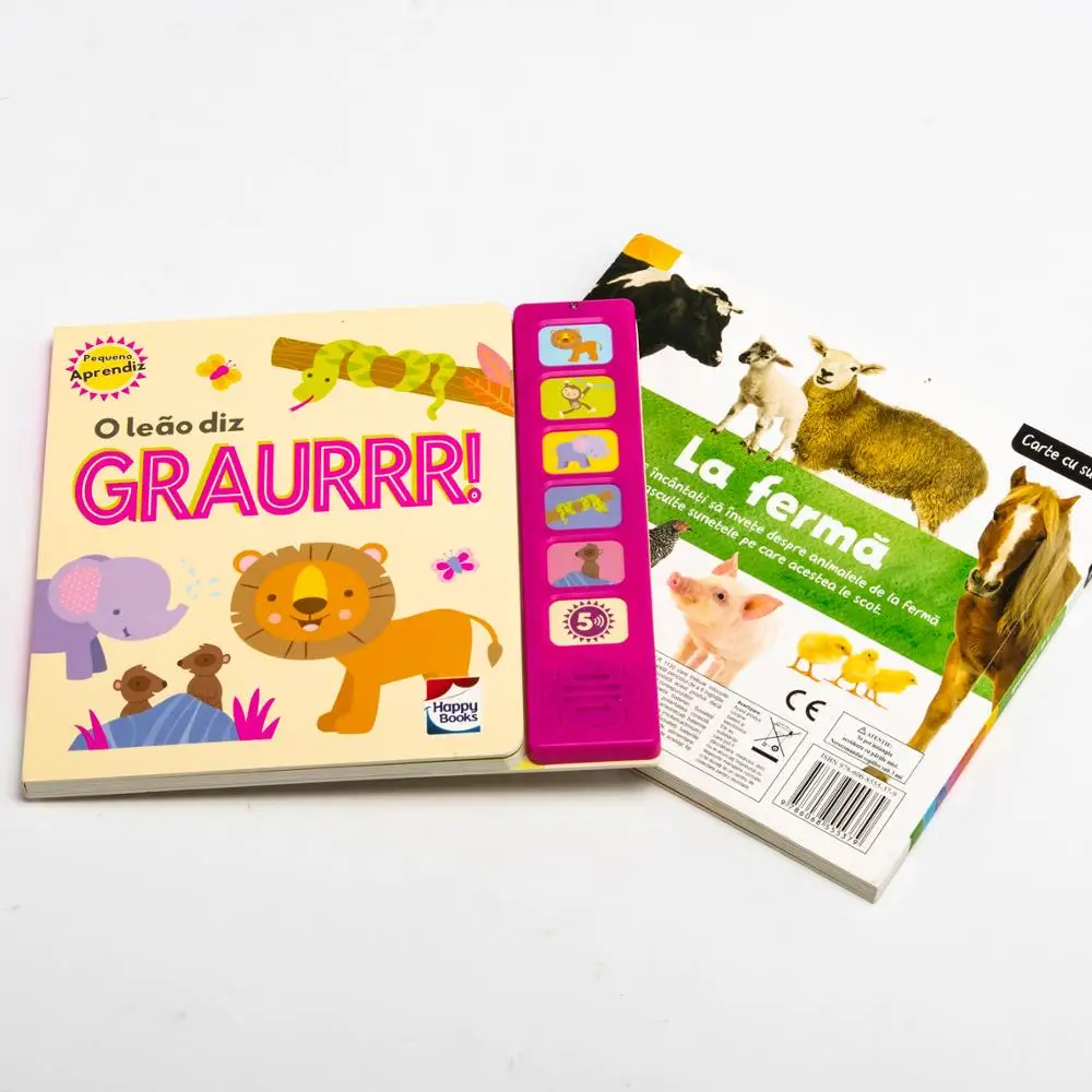 
Wholesale Custom baby sound card book high quality book for kids 