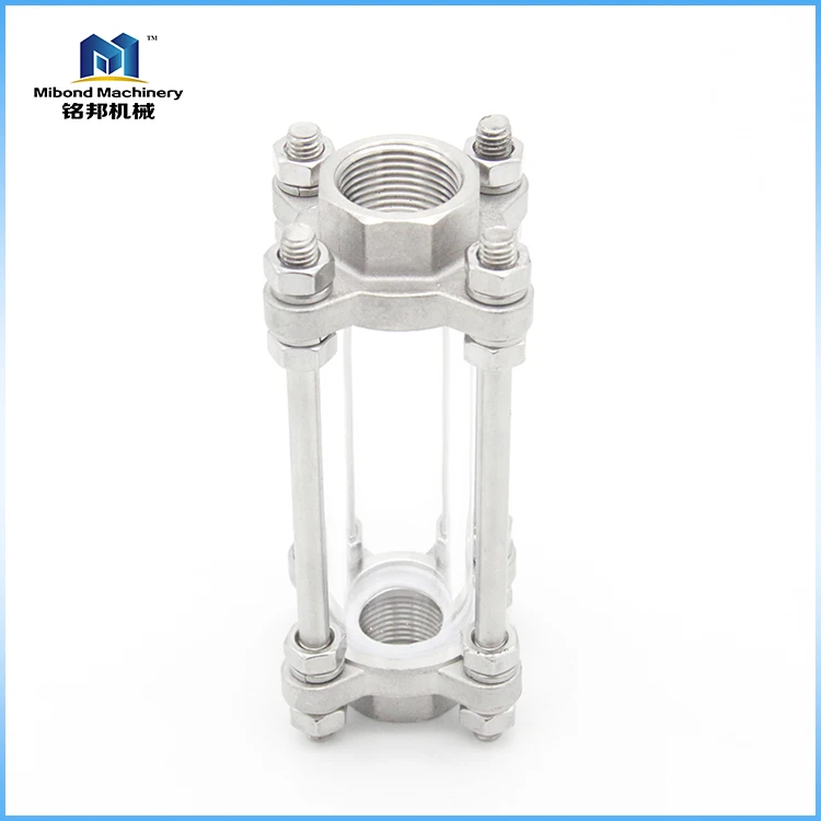 Industrial SS 304 Stainless Steel Female BSP NPT Sight Glass