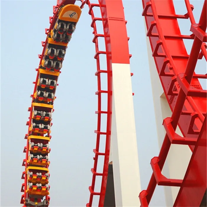 
factory direct sellshot amusement /thrilling rides 6 loops roller coaster 