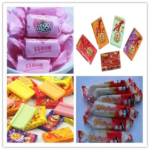  haitel high quality chewing gum automatic cutting and Folding packaging