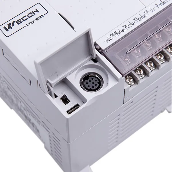 32 I/O small programmable logic controller Wecon brand,touch screen controller pv automatic analog temperature control