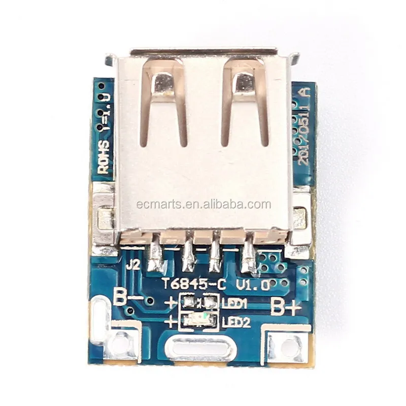 5V Step-Up Power Module Lithium Battery Charging Protection Board Boost Converter LED Display USB For DIY Charger 134N3P