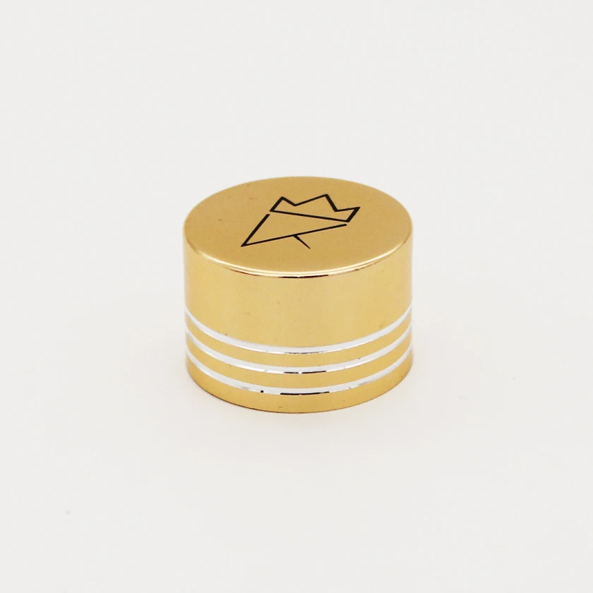 24/410 gold color aluminium screw cap in stock