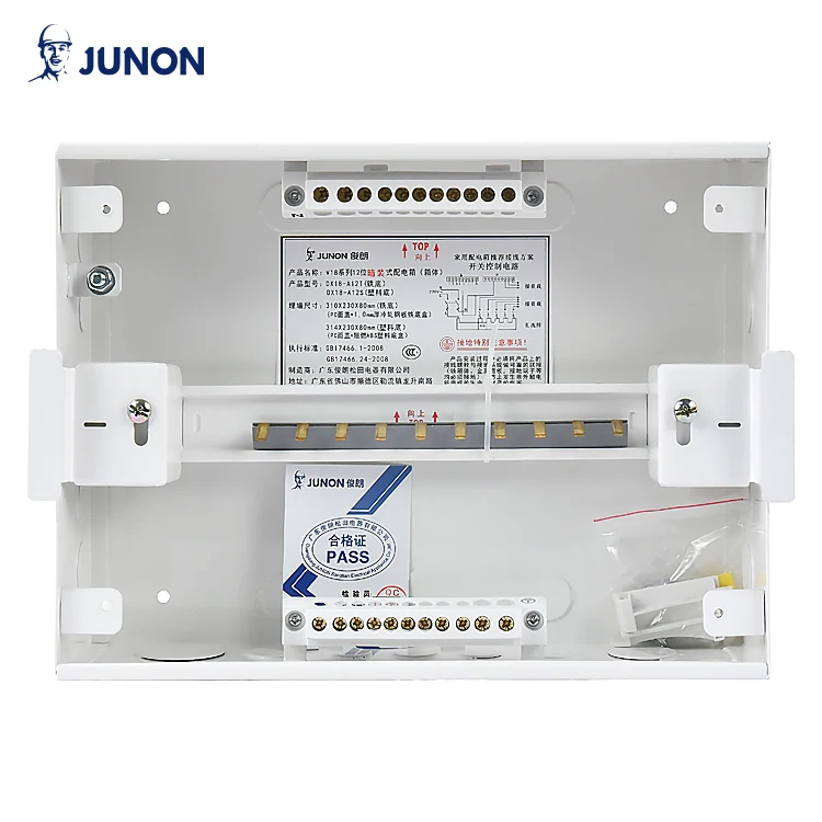 
JUNON V18 series 12 Way Electrical Distribution Box flush mount panel 