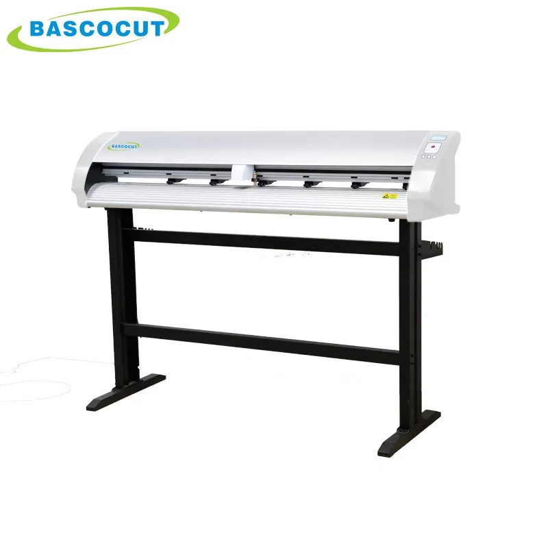 Bascocut cutting plotter/ contour cut roller vinyl cutter plotter with USB flash