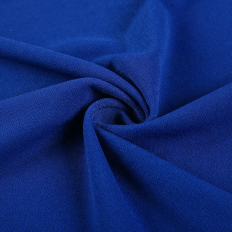 95% poly 5% spandex knitted plain double sided crepe koshibo bubble crepe fabric