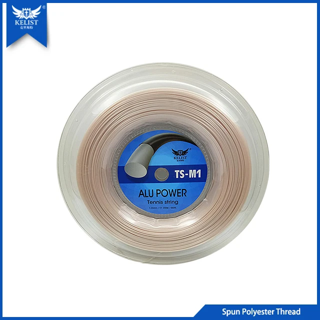 Wholesale High Quality KELIST Alu Power Polyester Tennis String For Gauge 1.25mm/16L 200m
