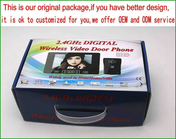 Saful TS-WP708 smart doorbell, commax video doorphone, wireless doorbell