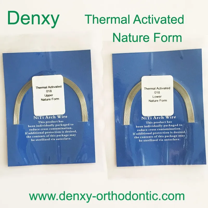 
Dental Orthodontic Thermal/Thermally Activated Heat NiTi Round and Rectangular Arch Wire 