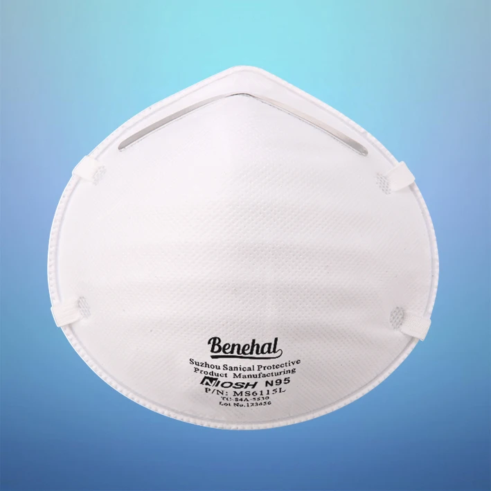 Anti pollution Disposable NIOSH approved N95 Cup  Mask