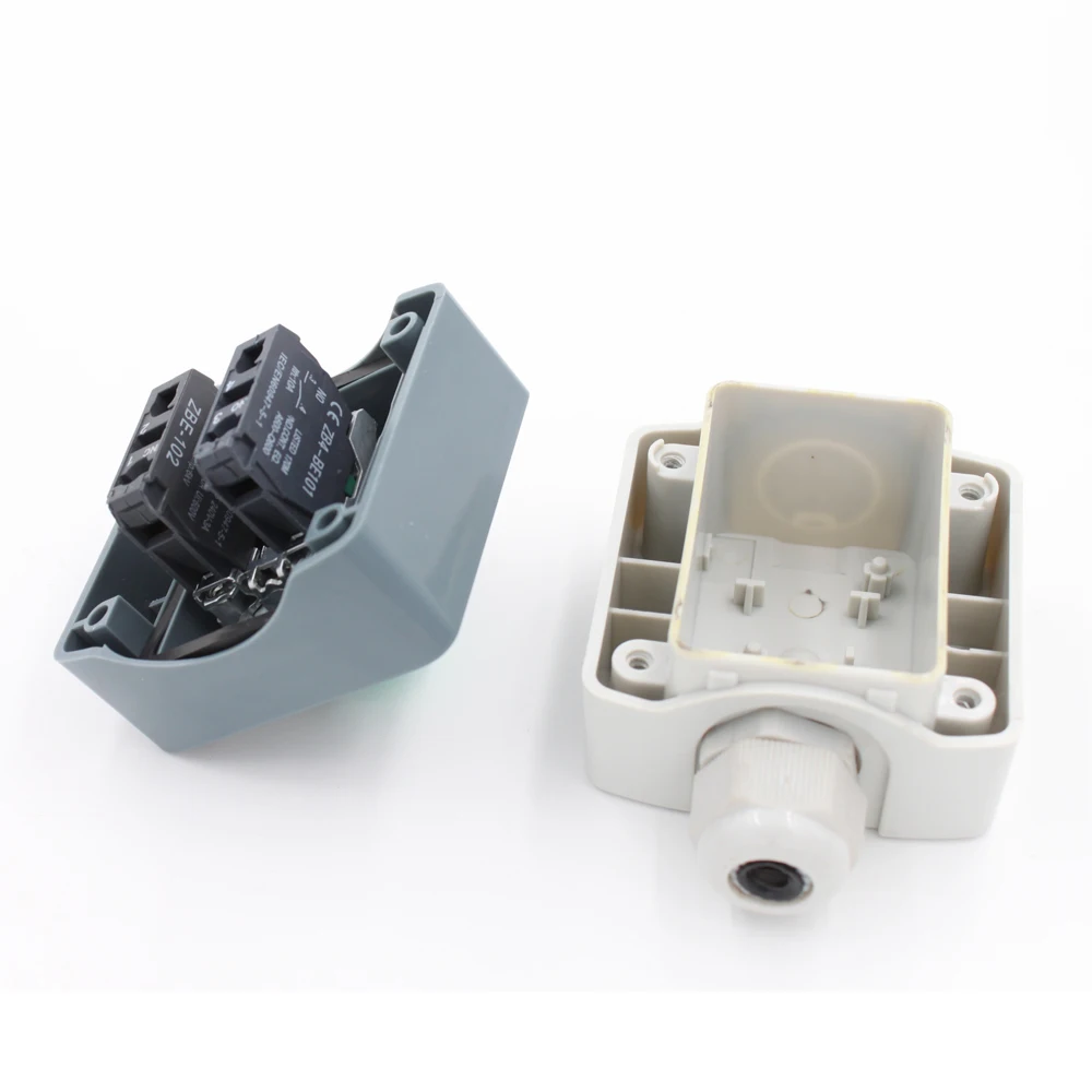 1 hole xal push button switch box xb4  with ip54 push button switch box