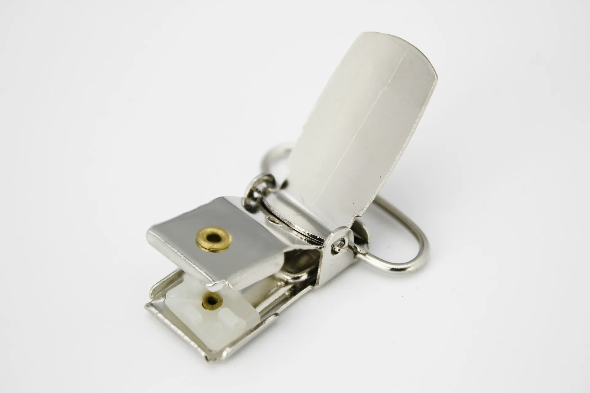 wholesale cheap Duck Mouth clip hardware metal crocodile buckle Suspenders Buckle Clips Pacifier Clip