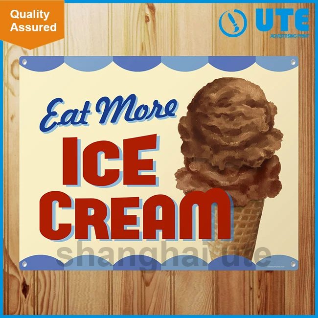 Wholesale ice cream sign board