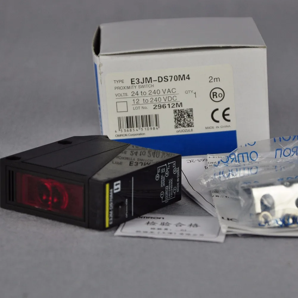 sick color mark sensor diffuse reflective sensor E3JM-DS70M4 for metal detecting sensor