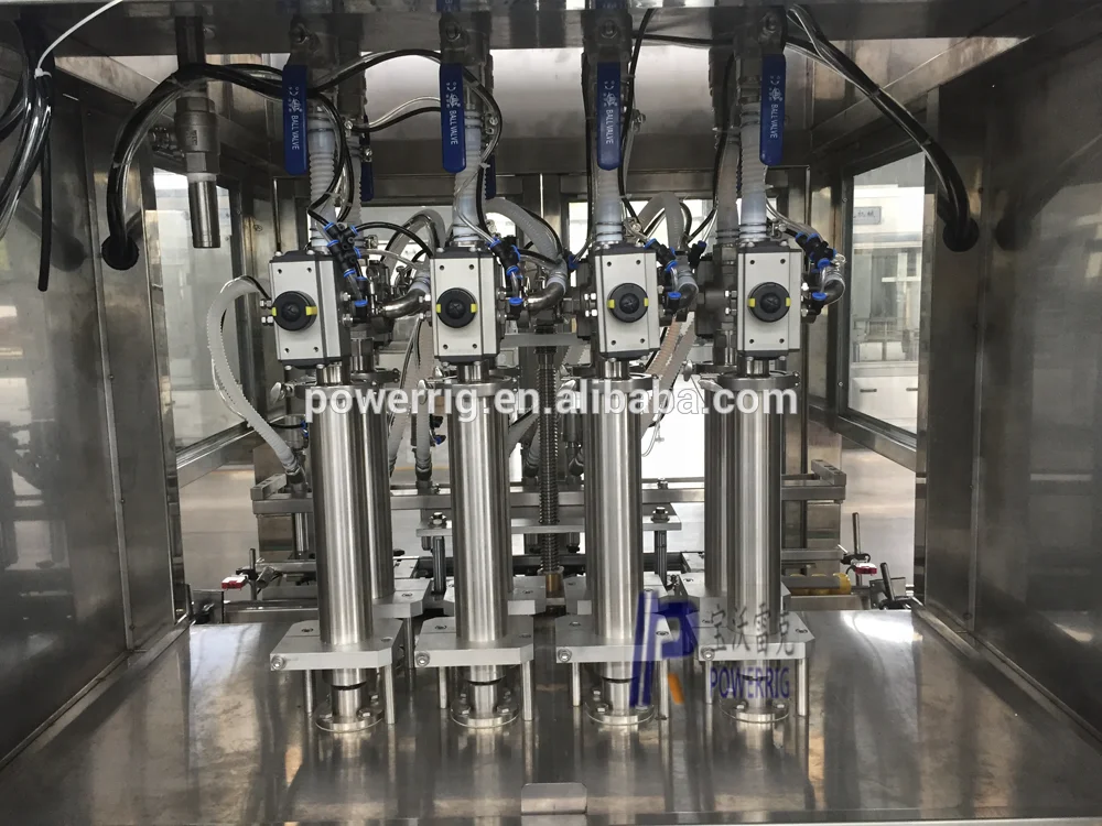 Automatic 4 heads Piston Tomato Sauce packing food thick cream liquid Paste Filling Machine for honey