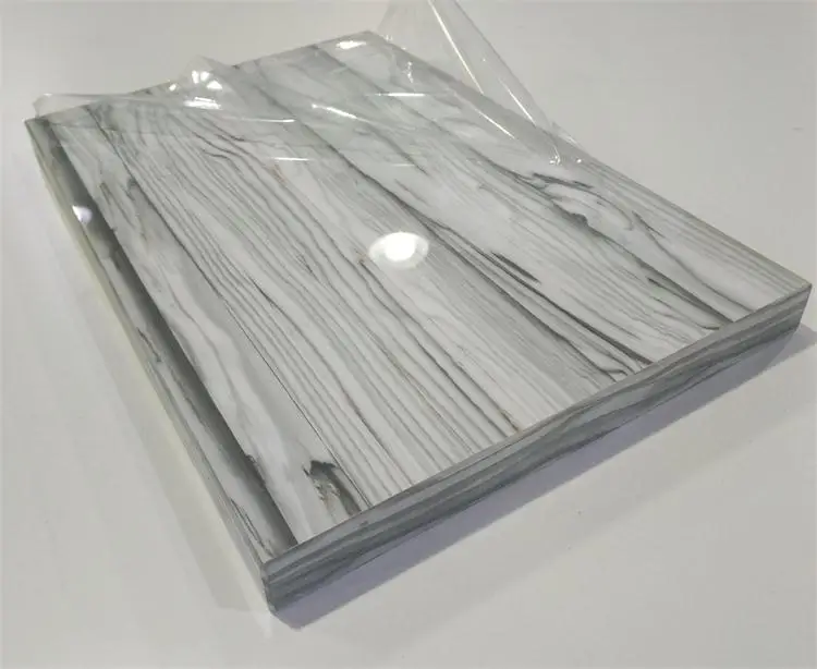 Mdf Board Sheet Faced Pvc Foam High Gloss Acrylic Wood Fiber 1mm 1.5mm Or 2mm Acrylic Sheet For Wall Decorating First-Class E0