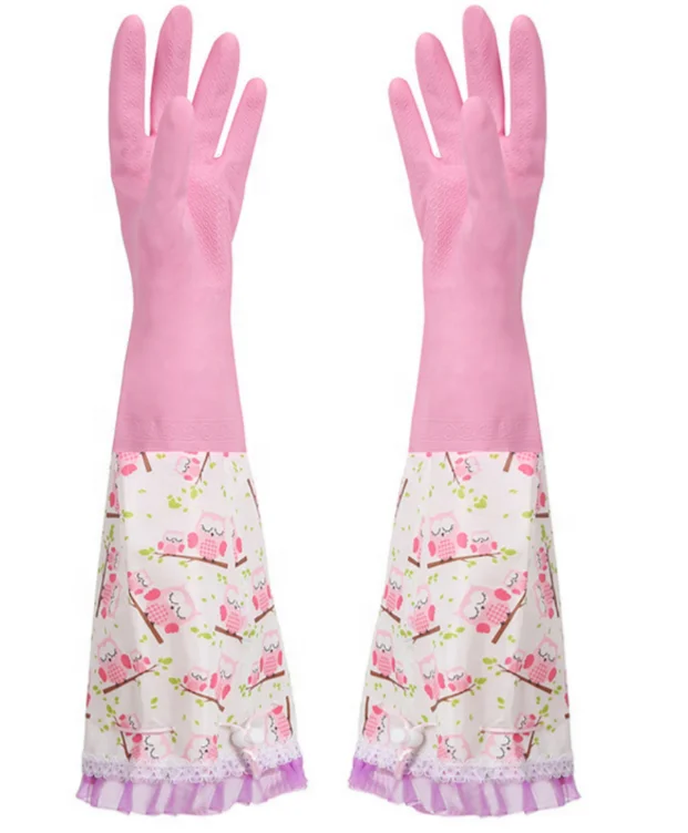 GC2008 Long Rubber gloves for car cleaning