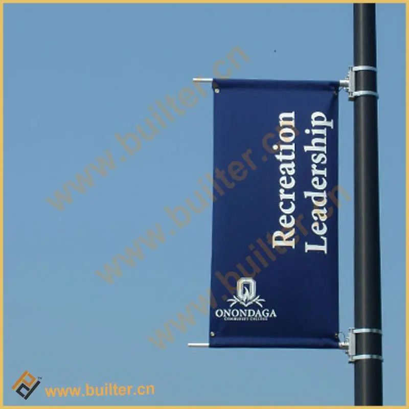 lamp post banner holder for pole banner