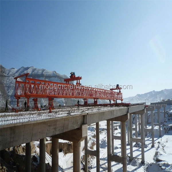 high speed railway bridge launching Erection girder crane