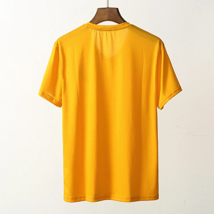 
orange tshirt bulk v-neck stretch t shirt mens mercerized cotton t-shirt 