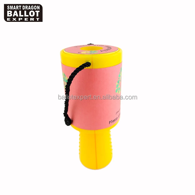 round hand held collection boxes cheap charity money box