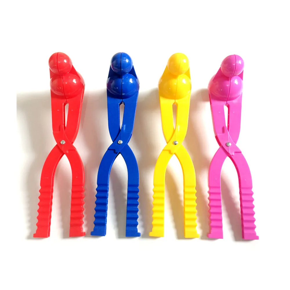 Winter Snowball Tool Kit with Handle for Snow Ball Shapes Fights Kids Toddlers Adults Outdoor Sand Molds Beach Toys