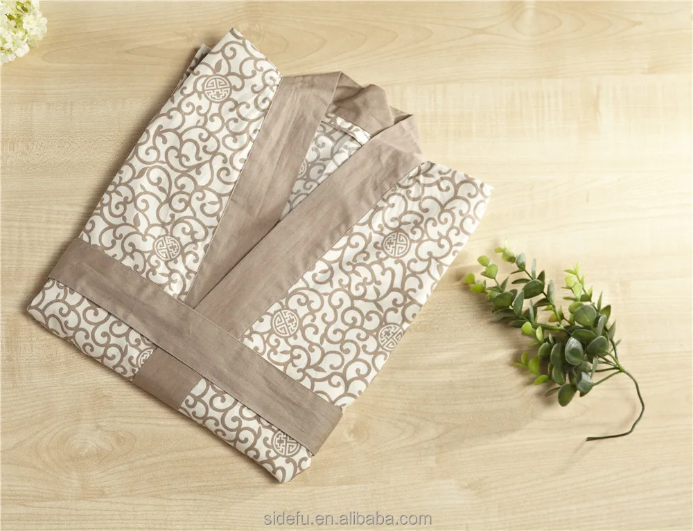 Wholesale Cheap Hotel 100 Cotton Spa Kimono Robe
