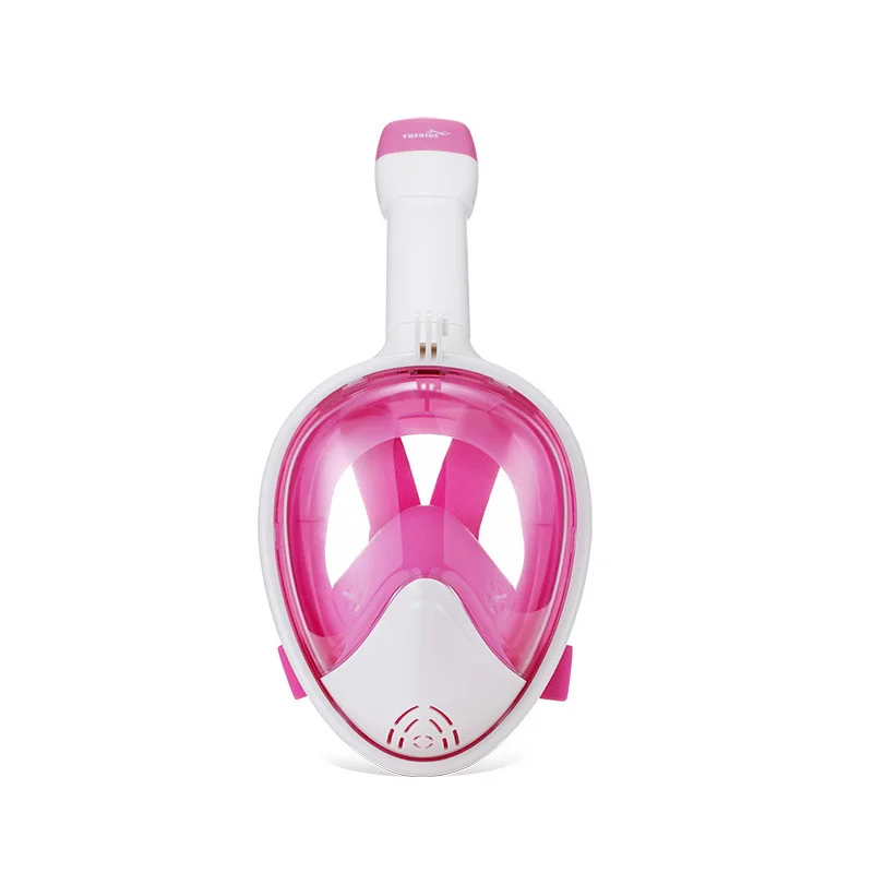 Full Face Diving Mask Full Face Free Breathing Design Anti Fog Snorkeling Full Face Snorkel Mask