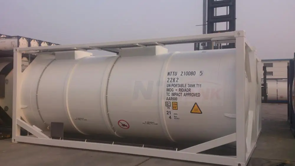 
20 feet liquid un portable shipping tank container size and price 