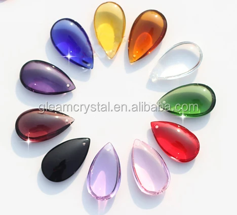 Eye Drops bluk crystal bead For Crystal Valance Curtains and Crystal lamp accessories