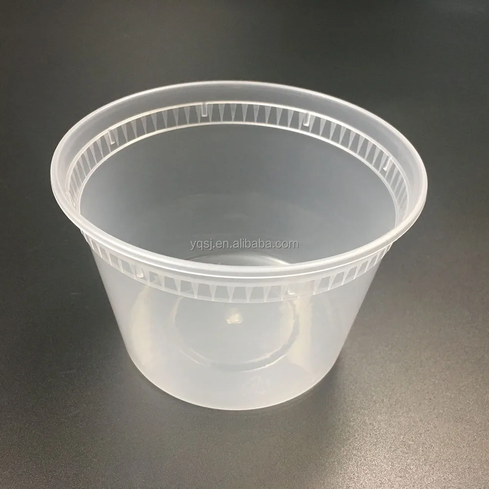 448ml /16oz clear round disposable plastic / pp lunch / food / noodle / soup storage / packaging box / cups / container supplier
