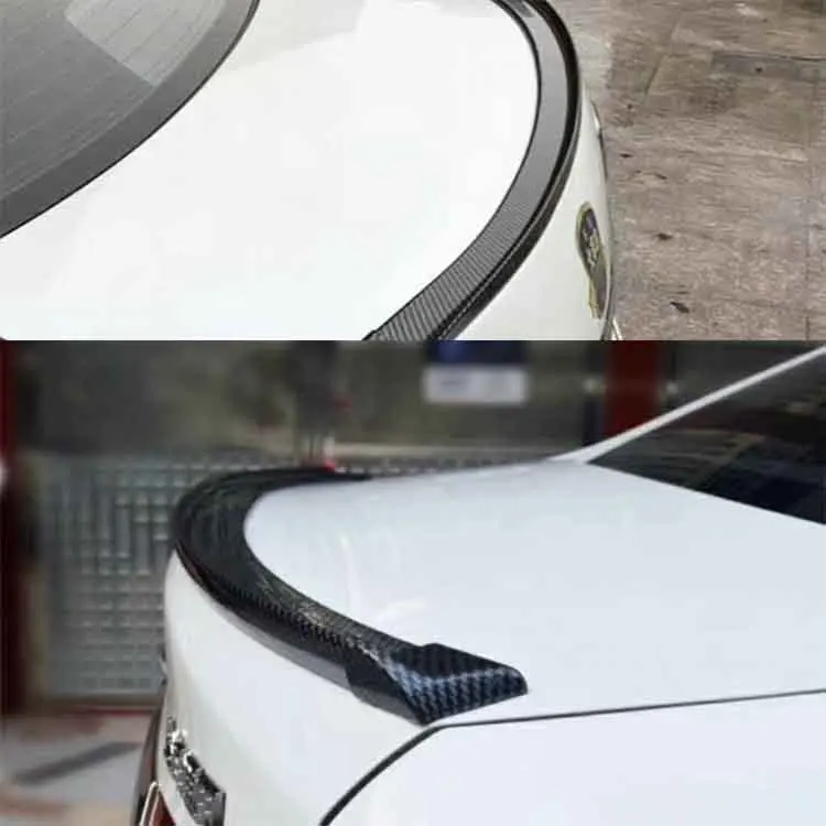 
carbon fiber lip spoiler , trunk lip spoiler, rear lip spoiler 