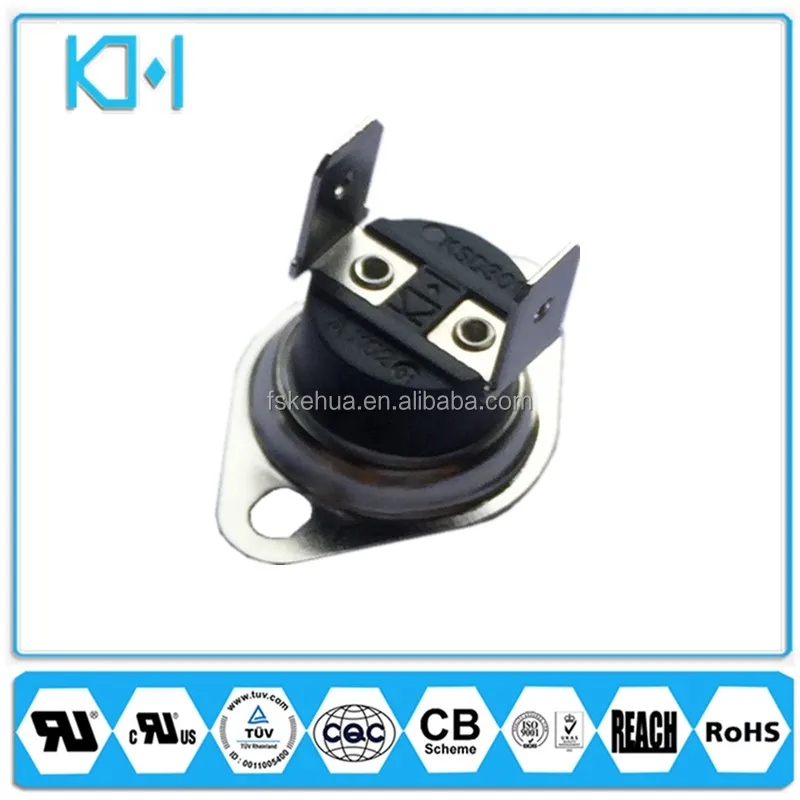 KH Water Dispenser Normal Closed Bimetal Disc Thermostat Snap Action KSD301 145 Celsius Temperature Switch Home Appliances Part