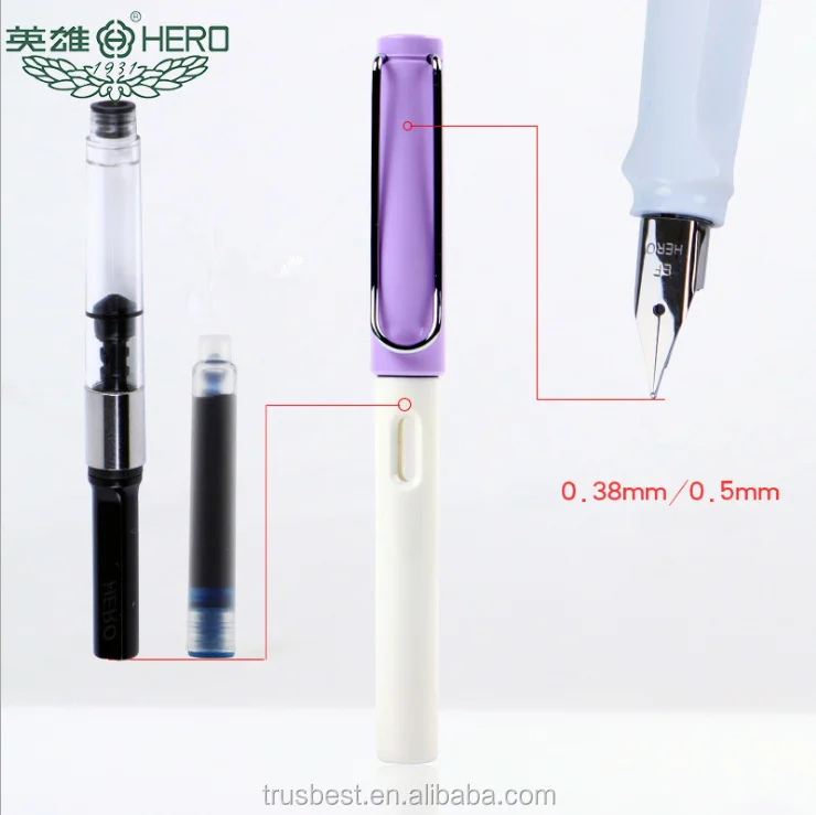 Promotional items for Office and Business Gift pen ,359A fashion colorful Hero Fountain Pen